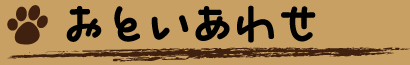 かぶりねこへのお問合せ